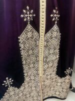 قفطان مخملي بالطرز الفاسي - Image 2